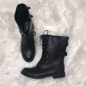 Black Combat Boots